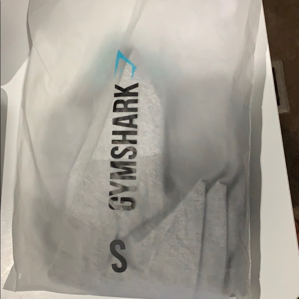 Gymshark Small Flex Leggings Grey Mark/Turqoise